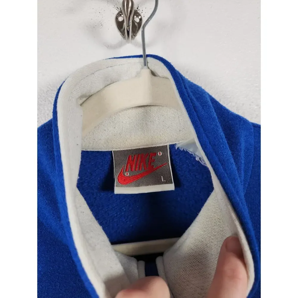 Vintage Nike Gray Tag Long Sleeve Zip Track Jacket Colorblock Skate Grunge